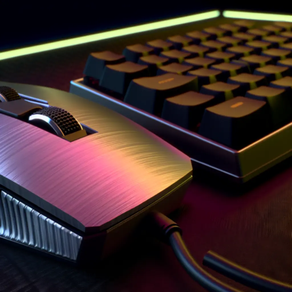 Zbliżenie na wysokiej jakości materiały gamingowych peryferiów Polviion