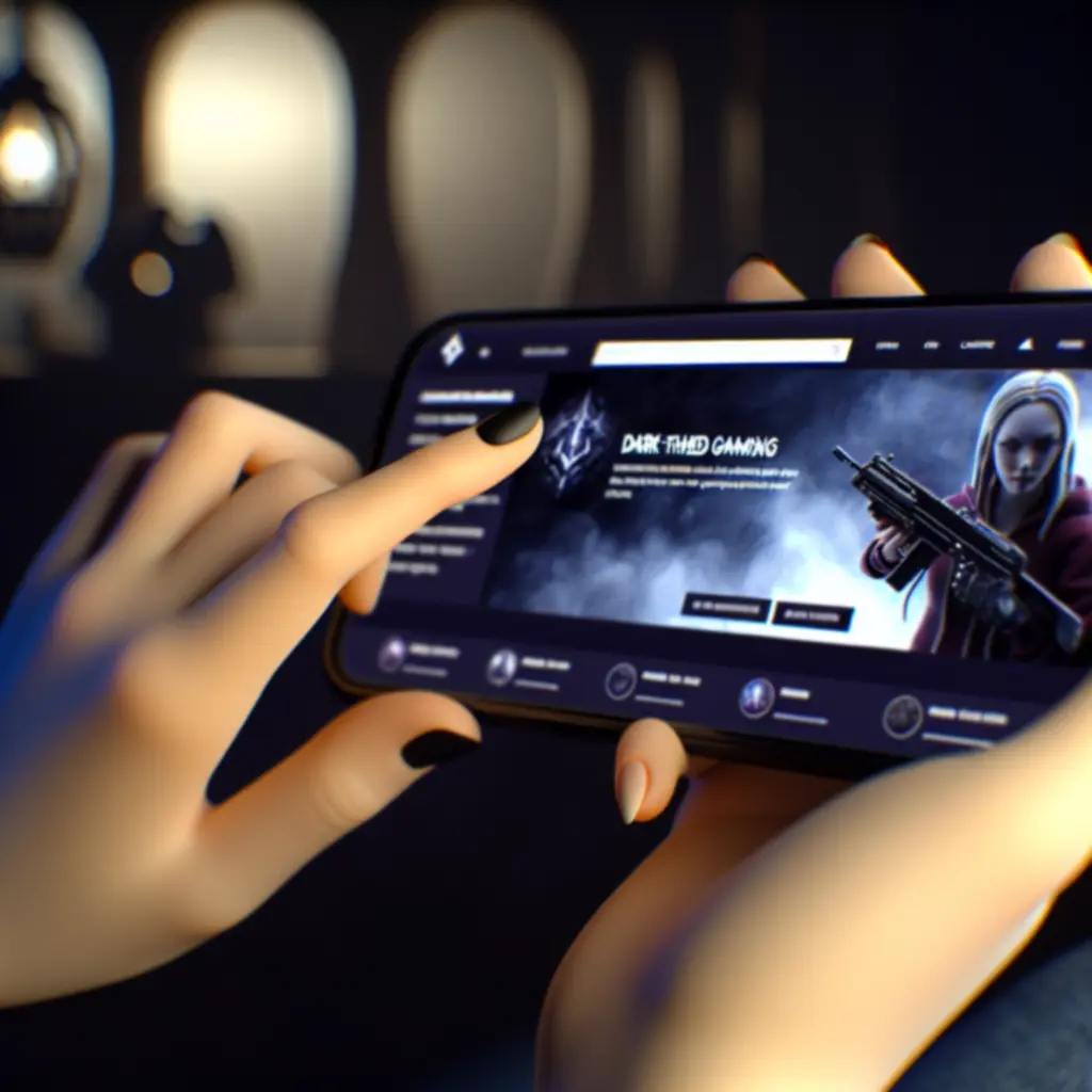 Interfejs Polviion dopasowany do urządzeń mobilnych dla wygodnych zakupów gamingowych